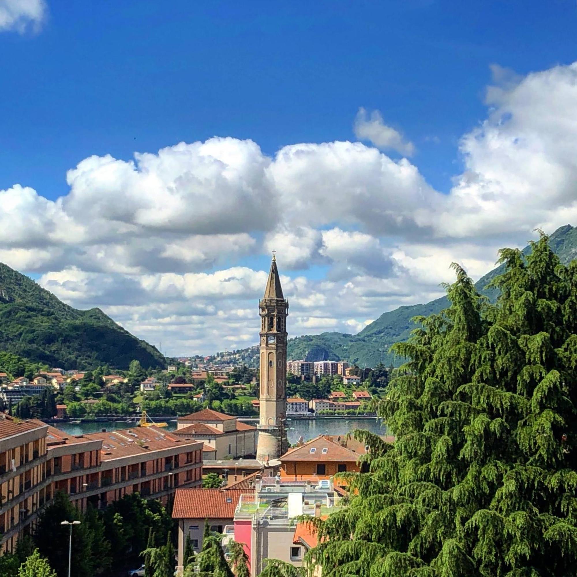 Bright Penthouse Close To Center With Terrace And Lake View Lecco Esterno foto